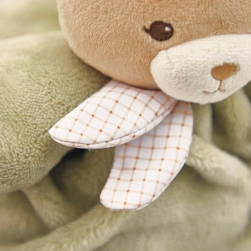 Vue 3 de Kaloo Doudou Ours Vert