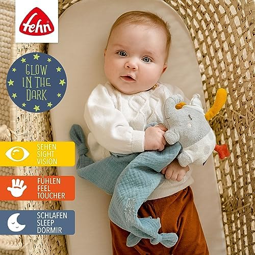 Vue 2 de Fehn Doudou Elephant Avec