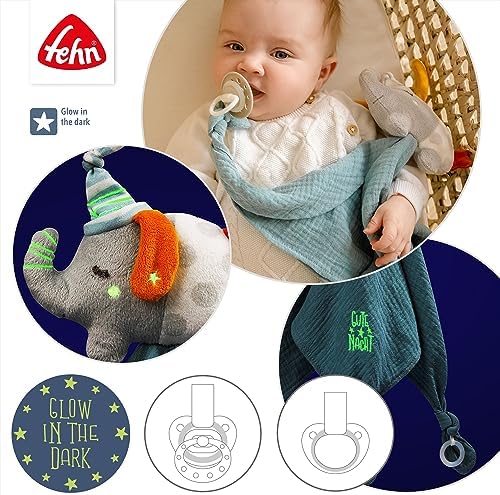 Vue 4 de Fehn Doudou Elephant Avec