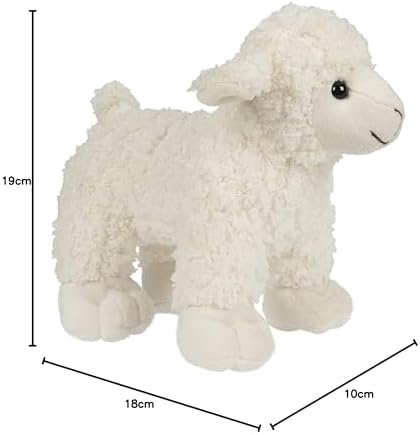 Vue 2 de Unitoys Agneau Blanc Cm