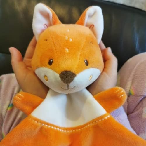 Vue 4 de Doudou Personnalise Renard Orange