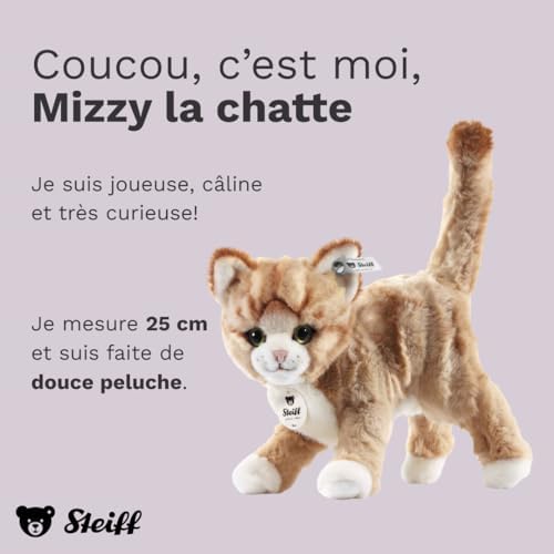 Vue 2 de Steiff Peluche Chat Mizzy