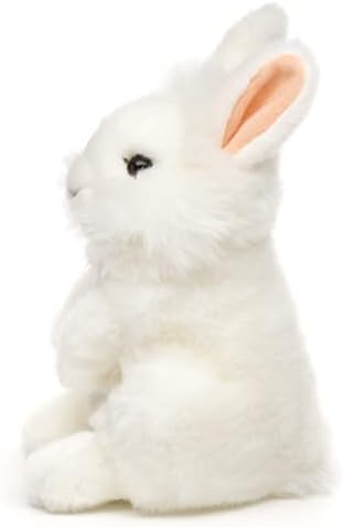 Vue 3 de Unitoys Lapin Angora Blanc