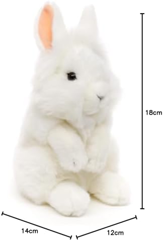 Vue 5 de Unitoys Lapin Angora Blanc