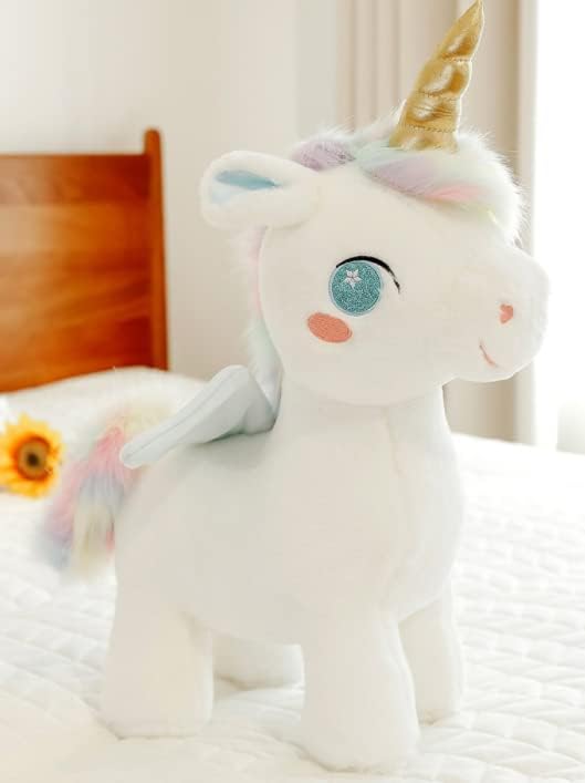 Vue 4 de Peluche Licorne Grand Pour