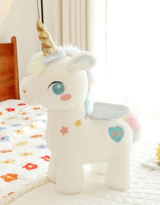 Vue 7 de Peluche Licorne Grand Pour