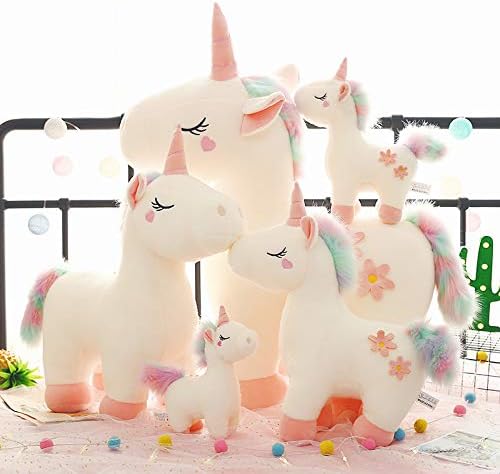 Vue 4 de Railonch Peluche Licorne Arcenciel