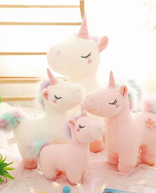 Vue 6 de Railonch Peluche Licorne Arcenciel