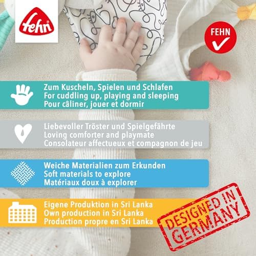 Vue 6 de Fehn Doudou Bebe Licorne