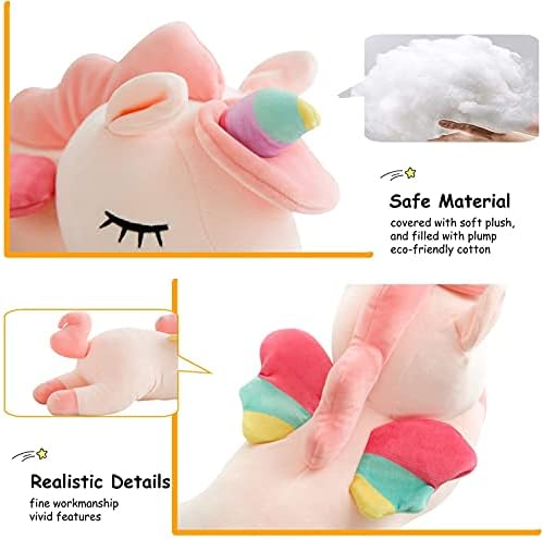 Vue 5 de Snowolf Licorne En Peluche