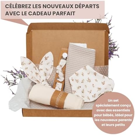 Vue 2 de Mimuselina Coffret Naissance Fille