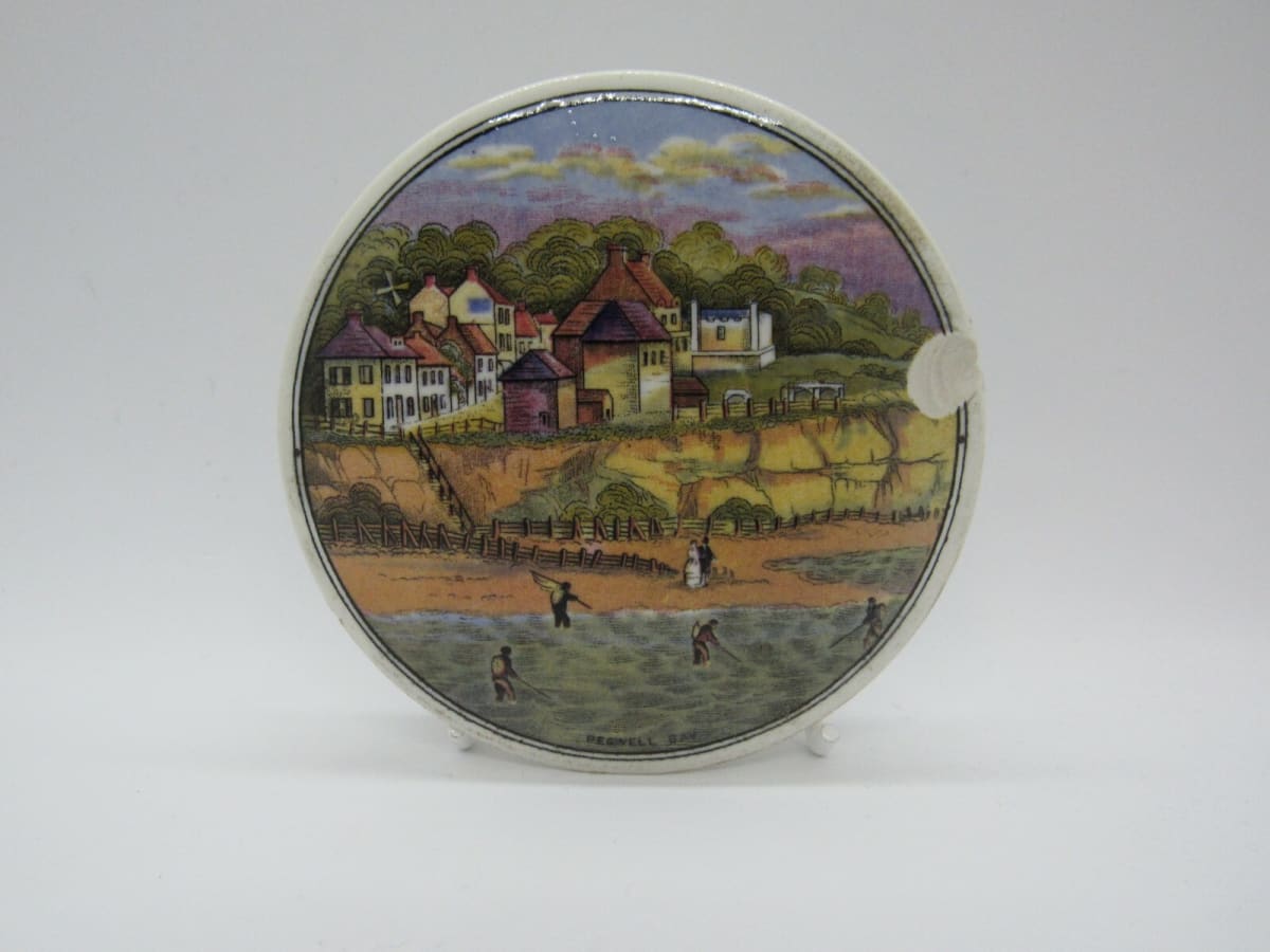 Shrimp Paste Pot Lid from 'Pegwell Bay & Four Shrimpers' collection