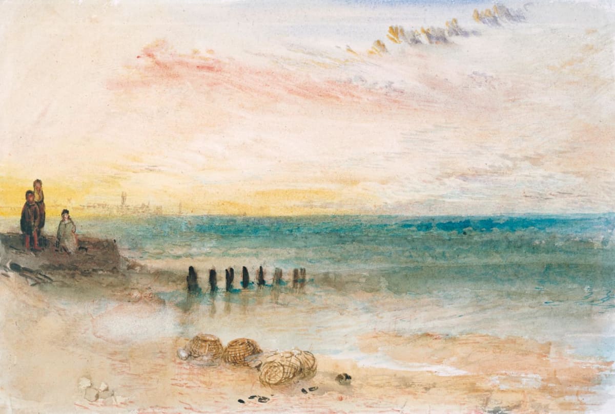 Joseph Mallord William Turner, ‘A Distant View of Margate After Sunset’, c.1840, Tate (N05239), digital image