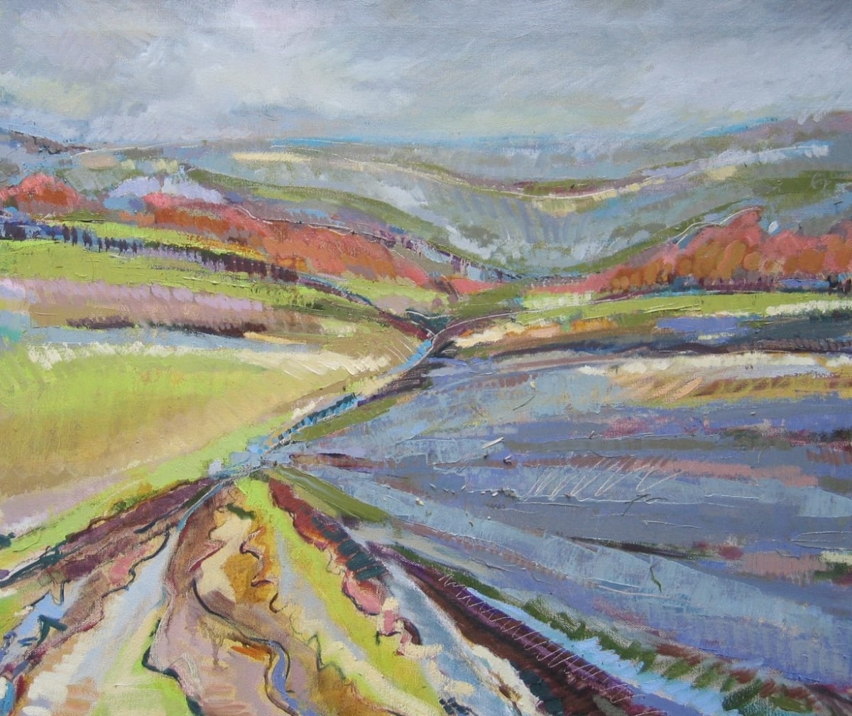 Wantsum Channel near the railway lines