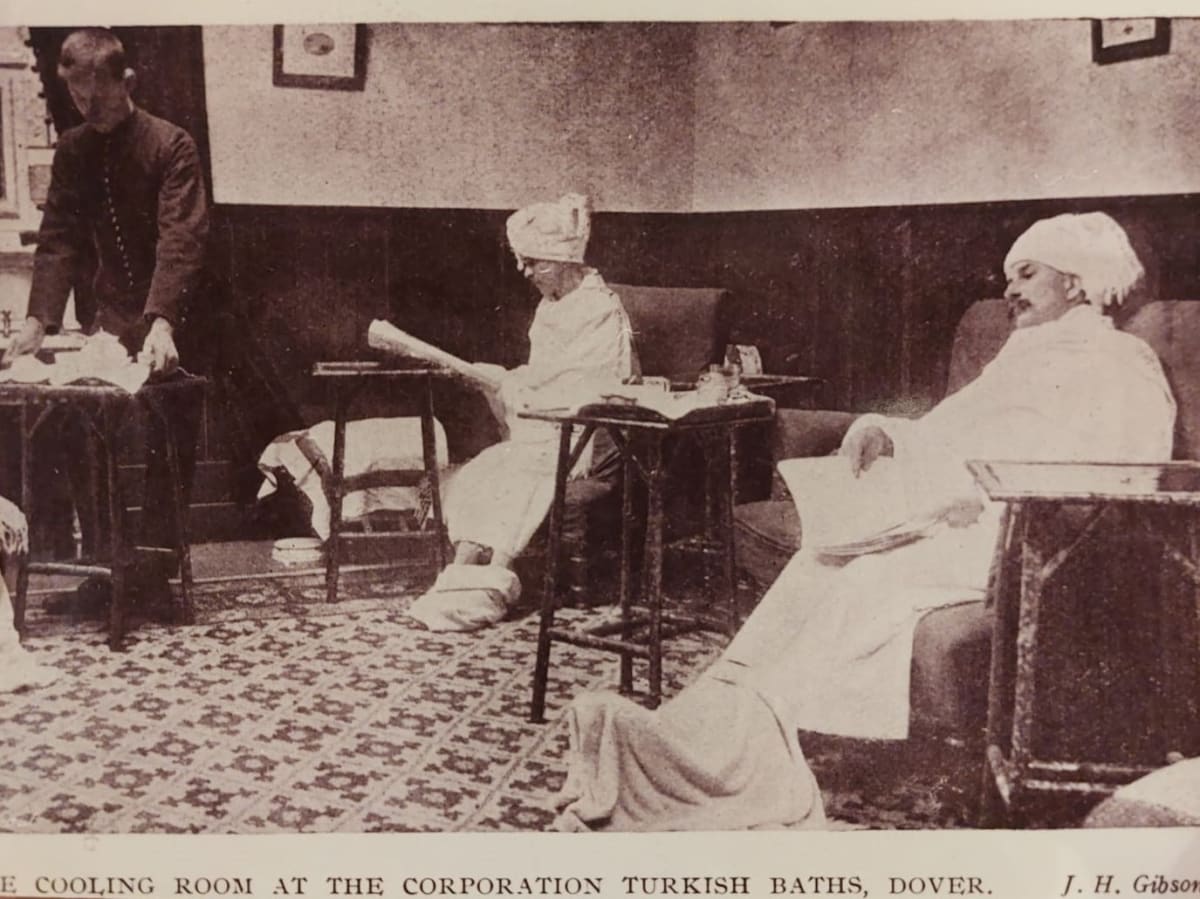The Cooling Room at the Corporation Turkish Baths, Dover