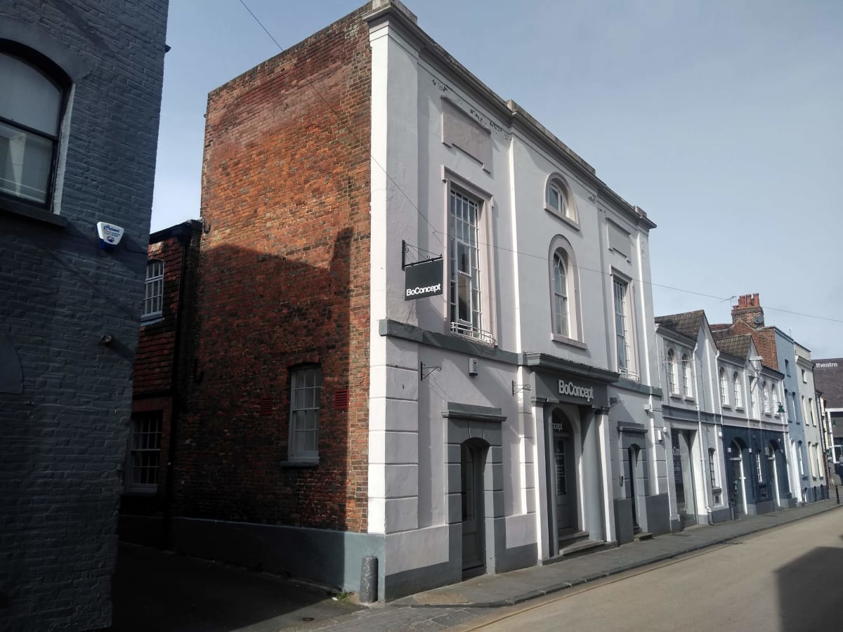 Site of Mrs Baker's Canterbury Theatre