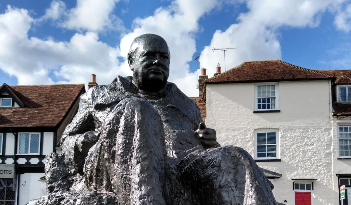 Churchill Statue in Westerham