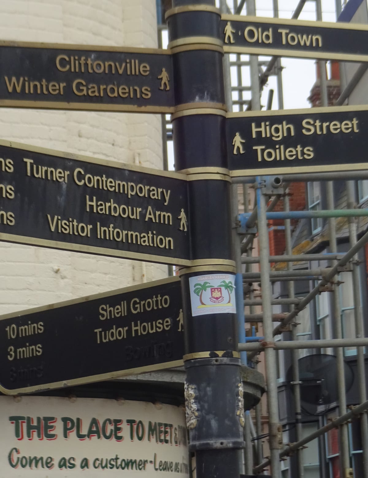 Margate sign post