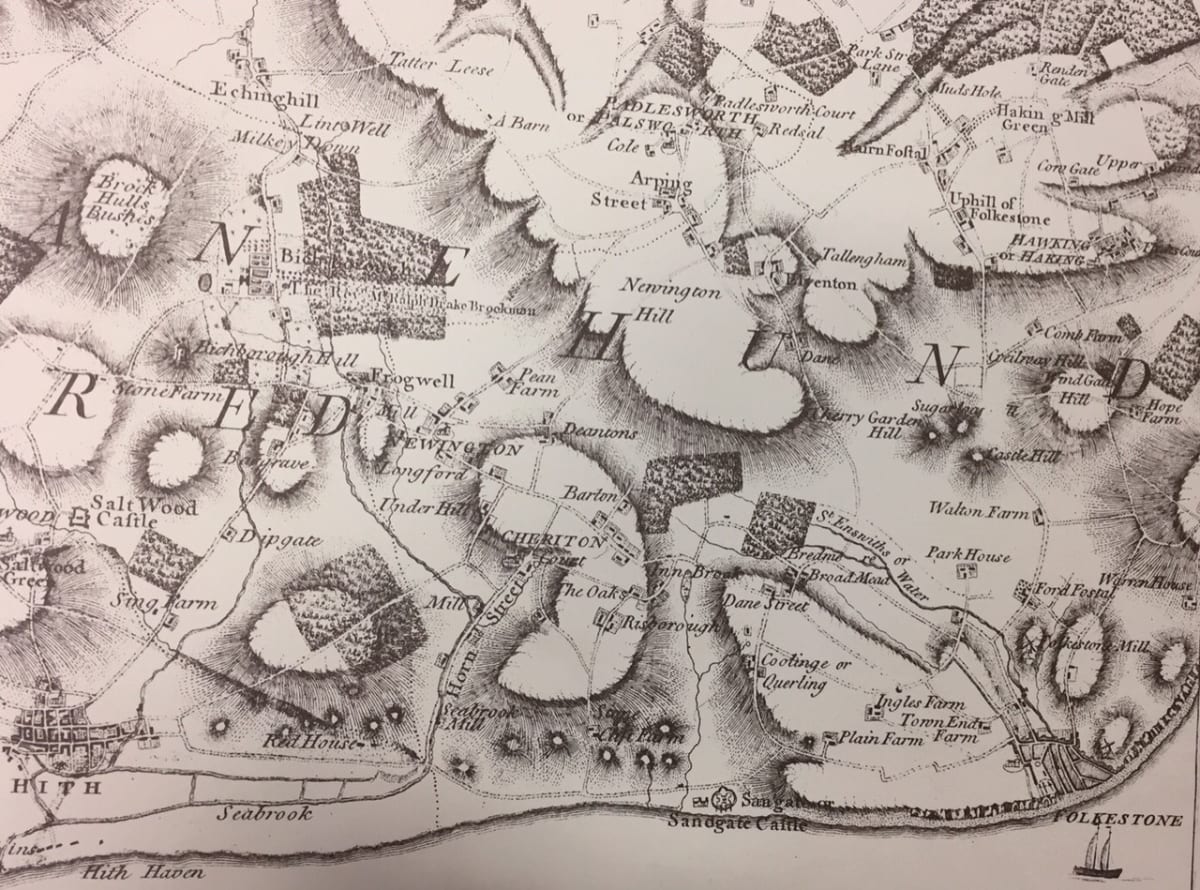 A Topographical Map of the County of Kent