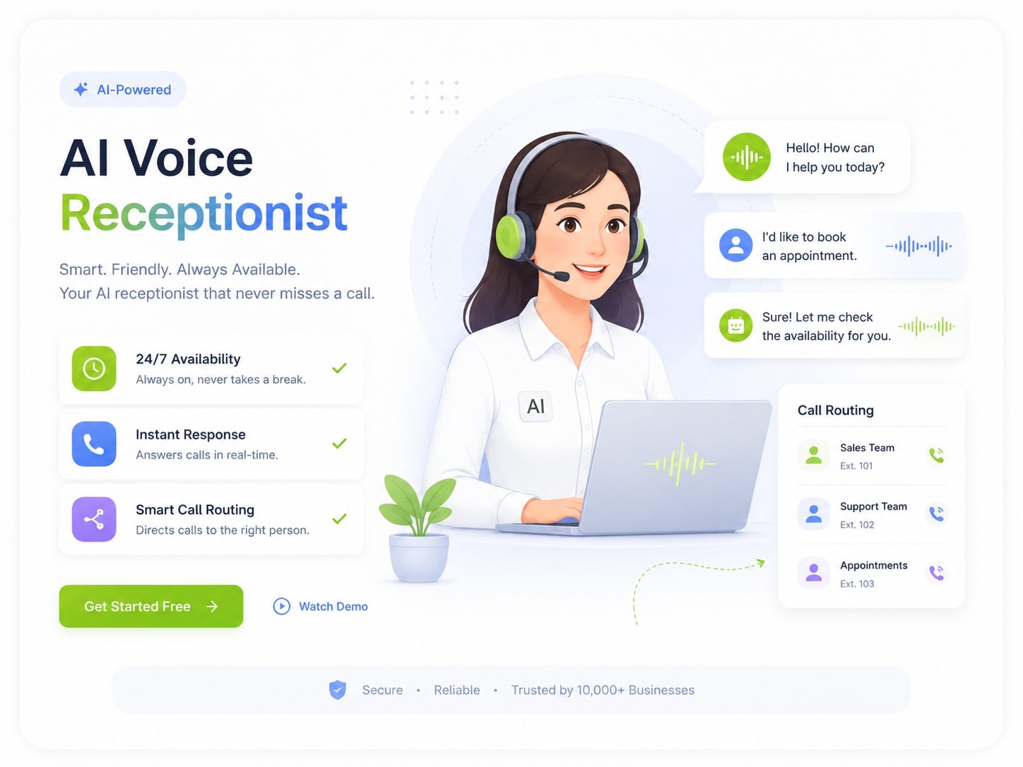 AI Voice Receptionist