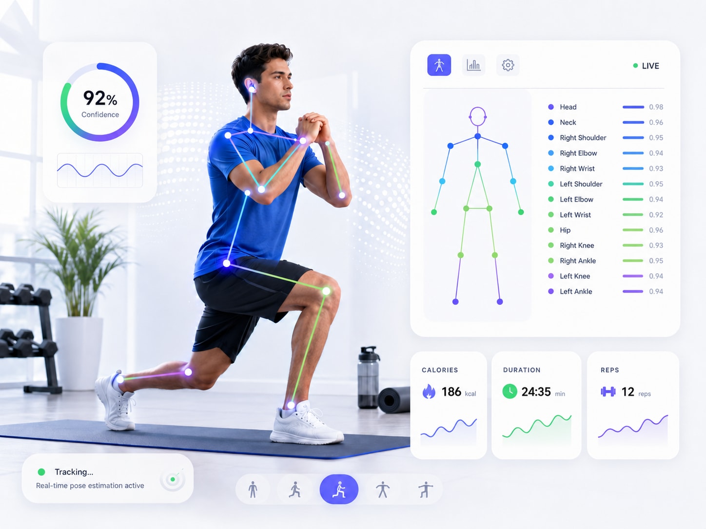 Real-time body pose estimation