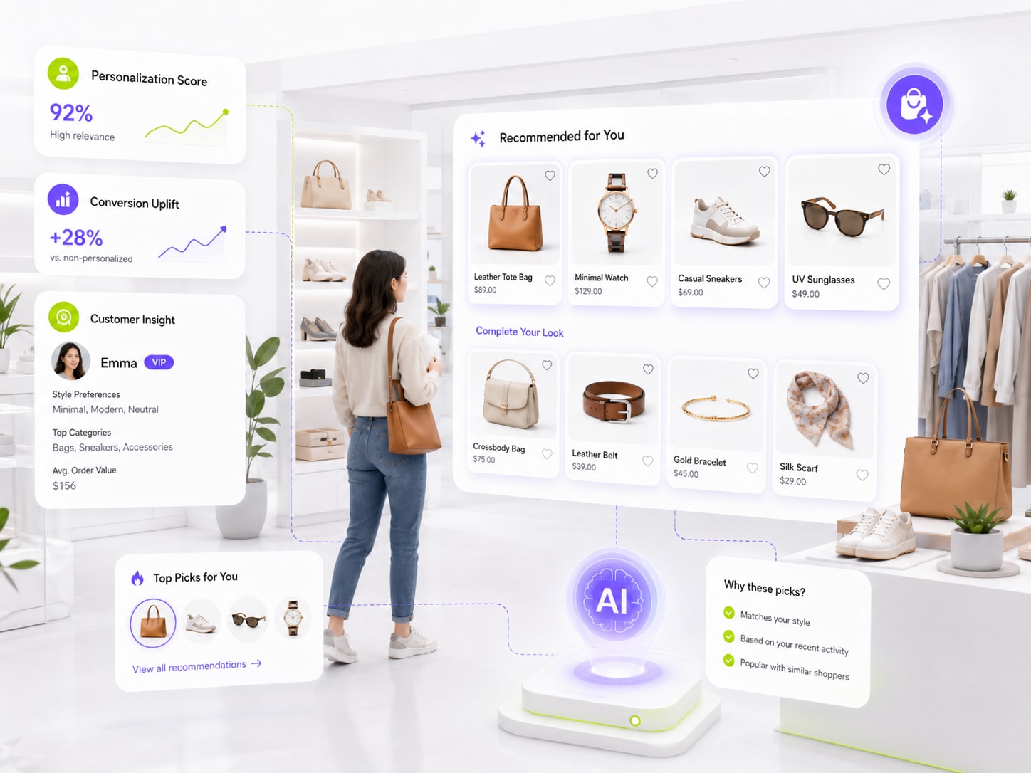Retail intelligence recommendation engine