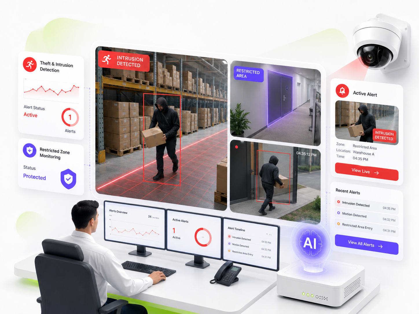 Theft and intrusion detection