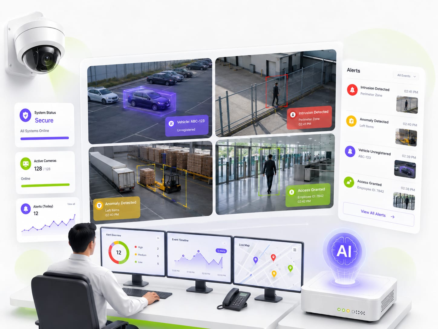 Smart surveillance and alerts