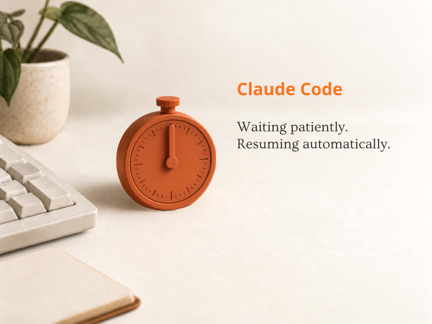 Claude Code đã biết tự chờ hết limit rồi làm tiếp