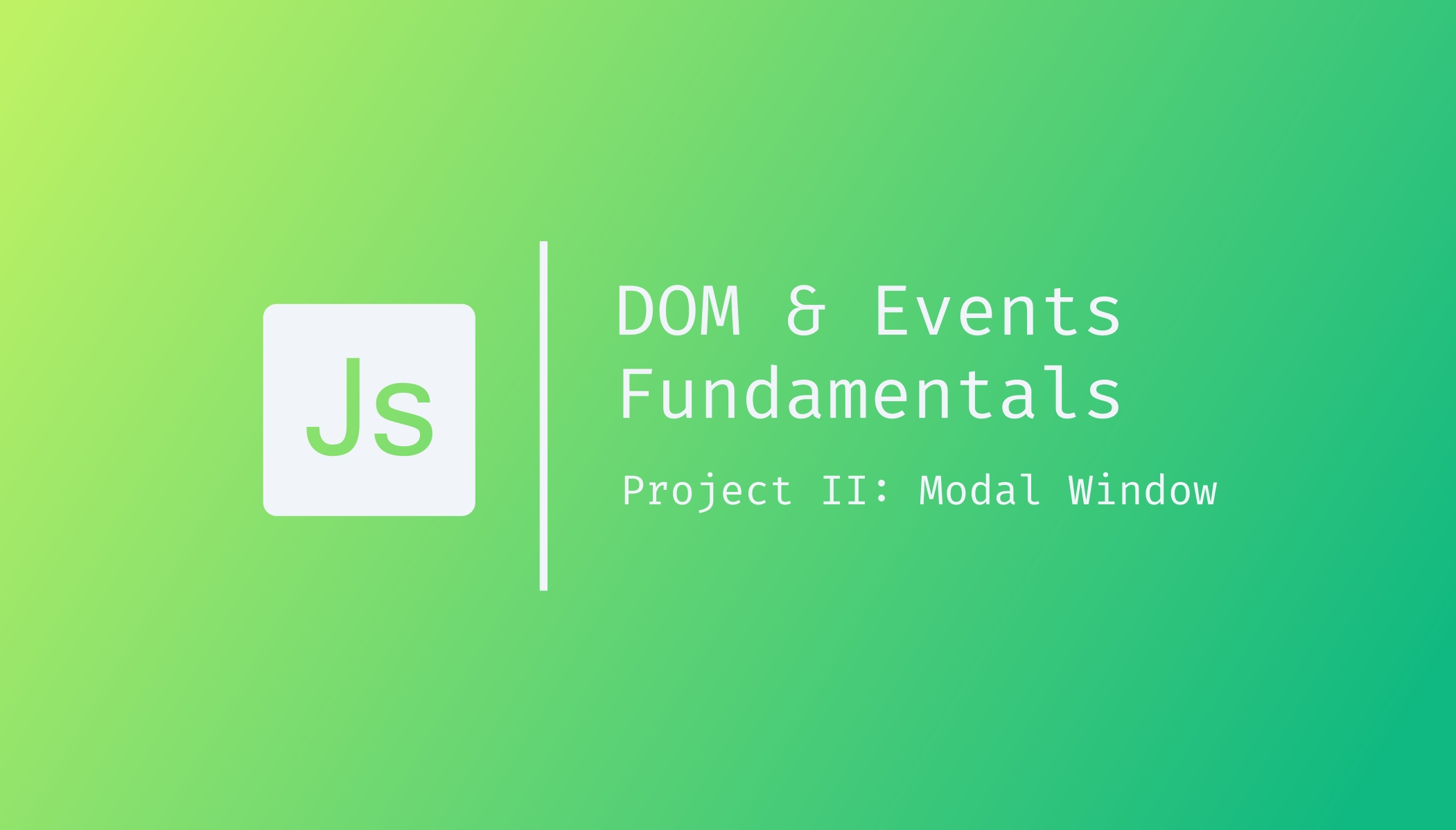 DOM & Events Fundamentals