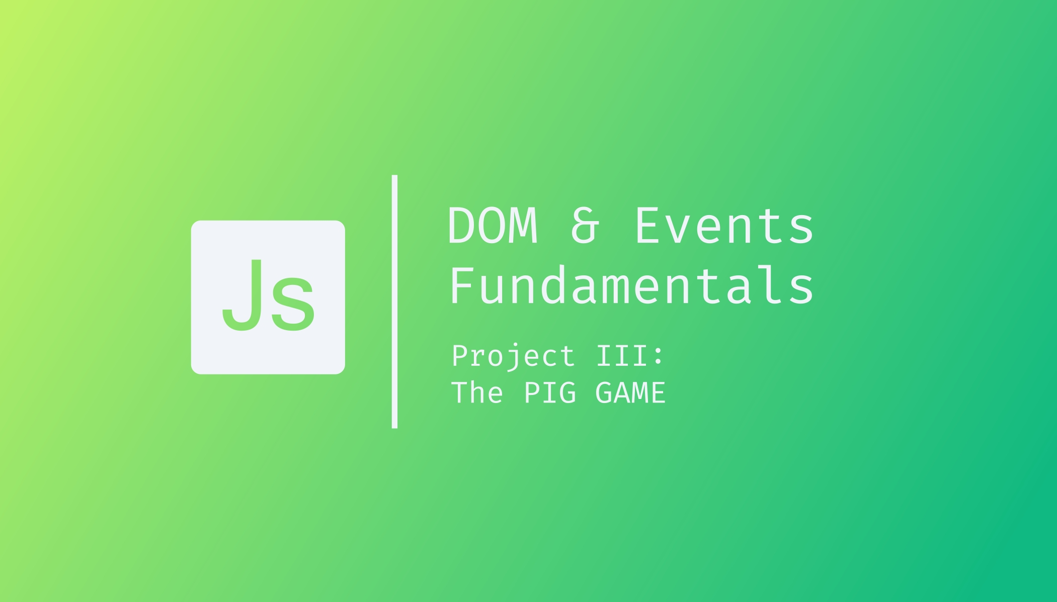 DOM & Events Fundamentals