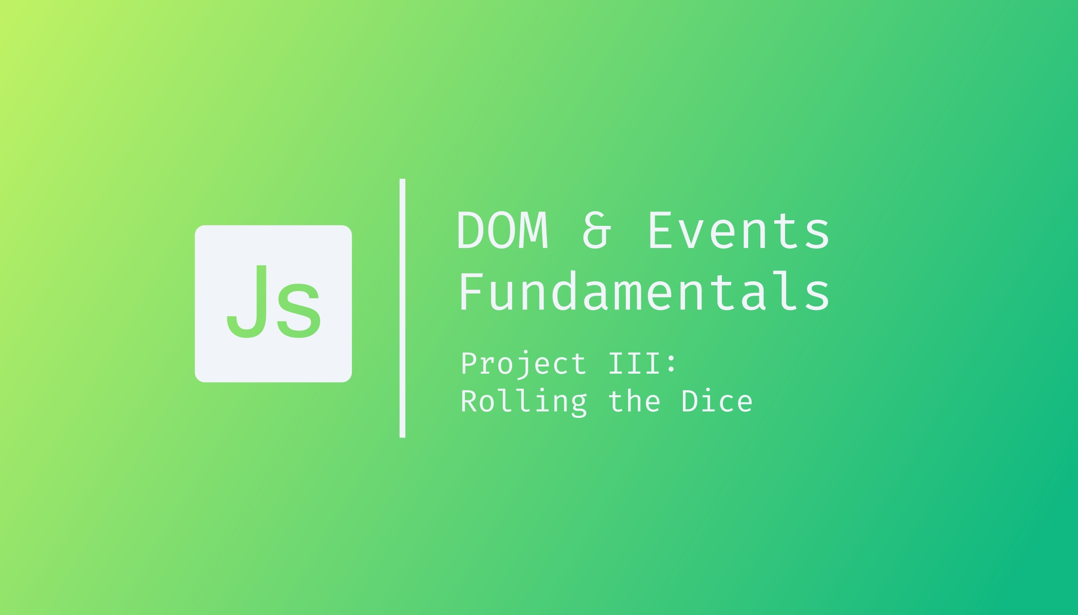 DOM & Events Fundamentals