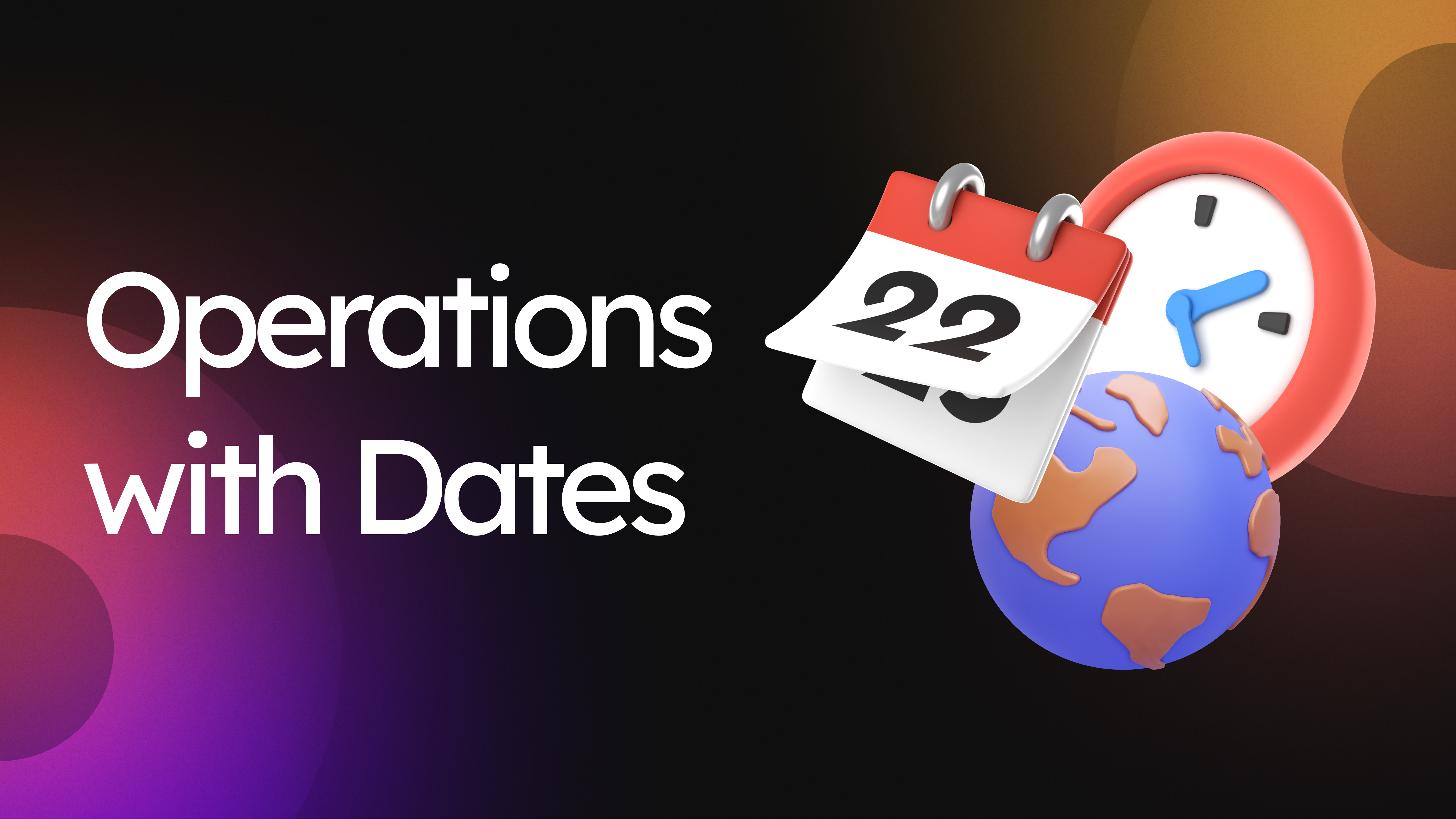 Numbers, Dates, Intl & Timers