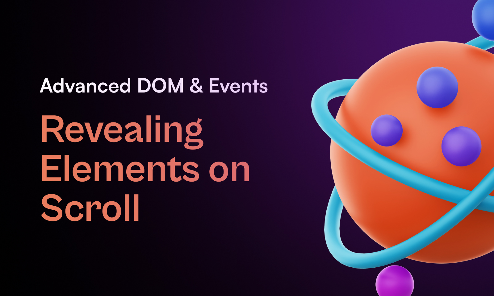 Advanced DOM and Events