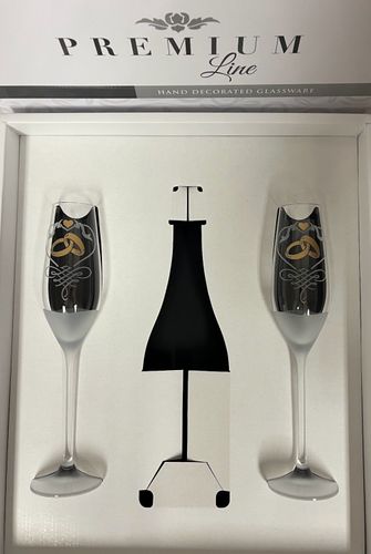 a-15 Homokfújt pezsgős szett 1/2