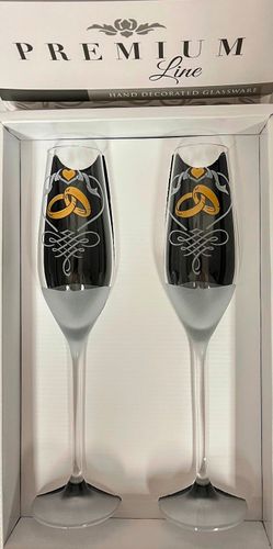 a-9 Homokfújt pezsgős szett 2/1