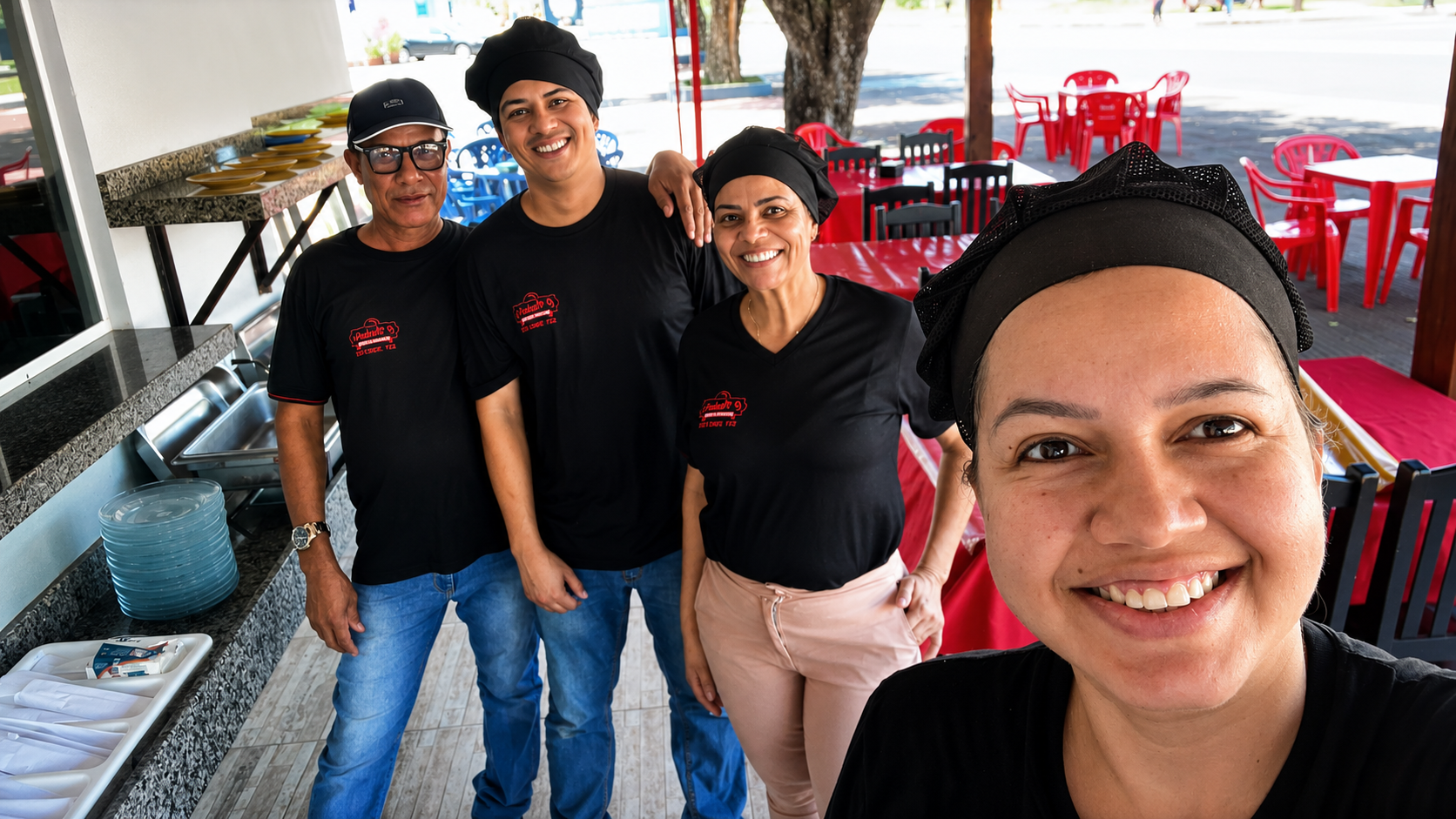Equipe do Restaurante O Padrinho