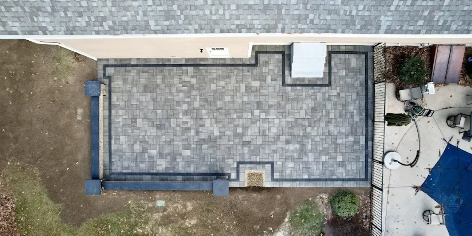 Patio installation in Edmonton