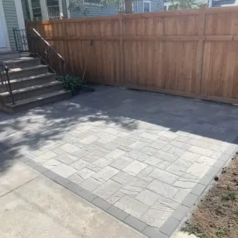 Paving stones patio Edmonton