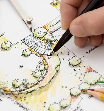 Landscape design plan