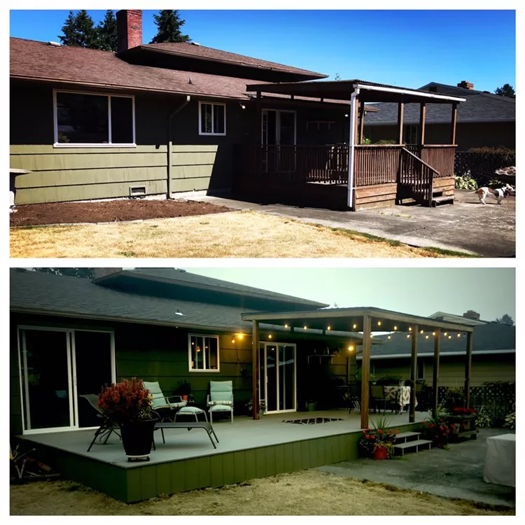 Deck Before and After