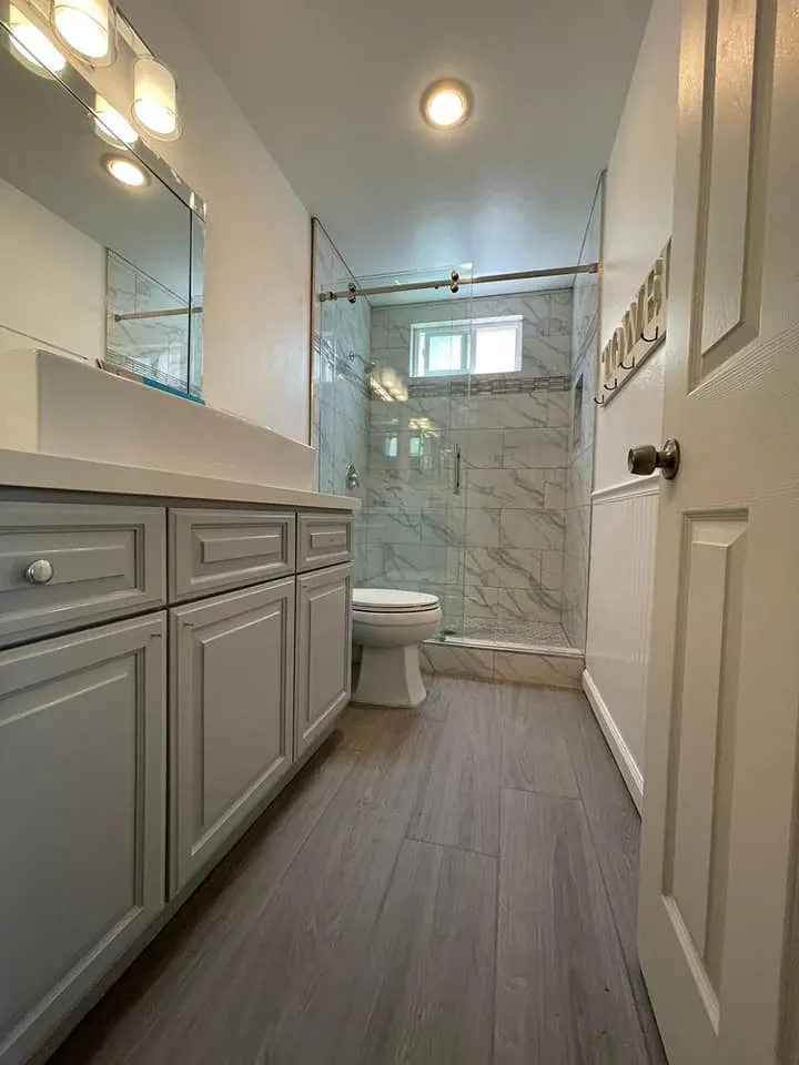 Gray Vanity Bathroom