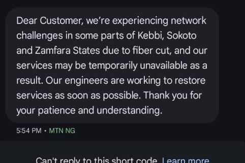 MTN network outages deepen across Kebbi, Zamfara, and Sokoto amid rising insecurity challenges 