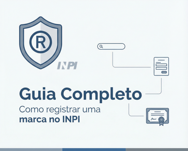 Pessoa preenchendo formulário de registro de marca no INPI com documentos e computador — guia passo a passo MAPC