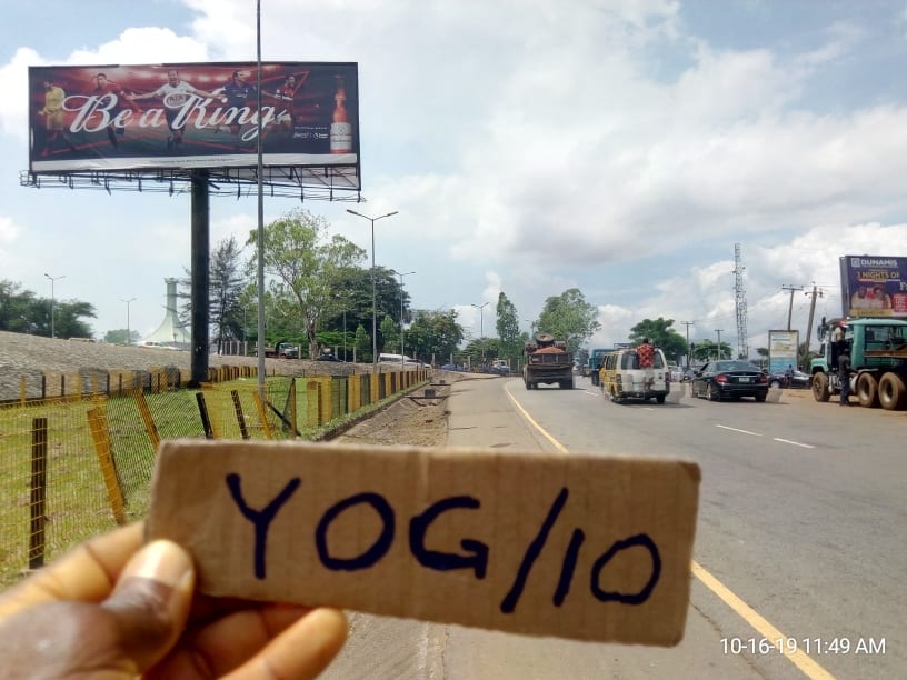 Unipole Billboard Awka Along Enugu Expressway By Udoka Estate, Anambra State