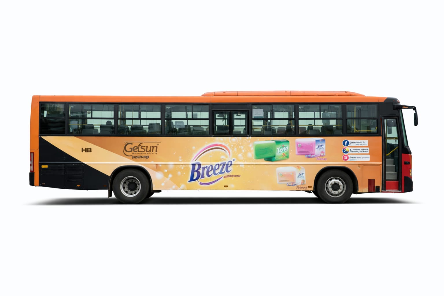 BRT Bus Branding in Ibadan, Oyo State (Omititun)