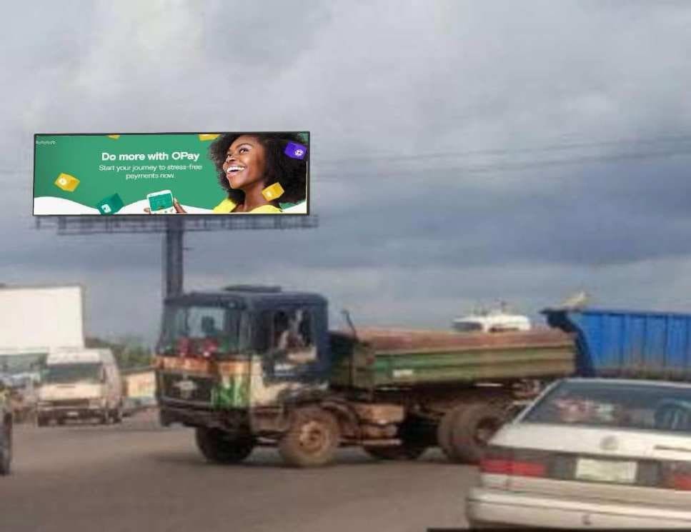 Unipole Billboard Okada junction along Lagos to Benin Express way, Benin City, Edo state