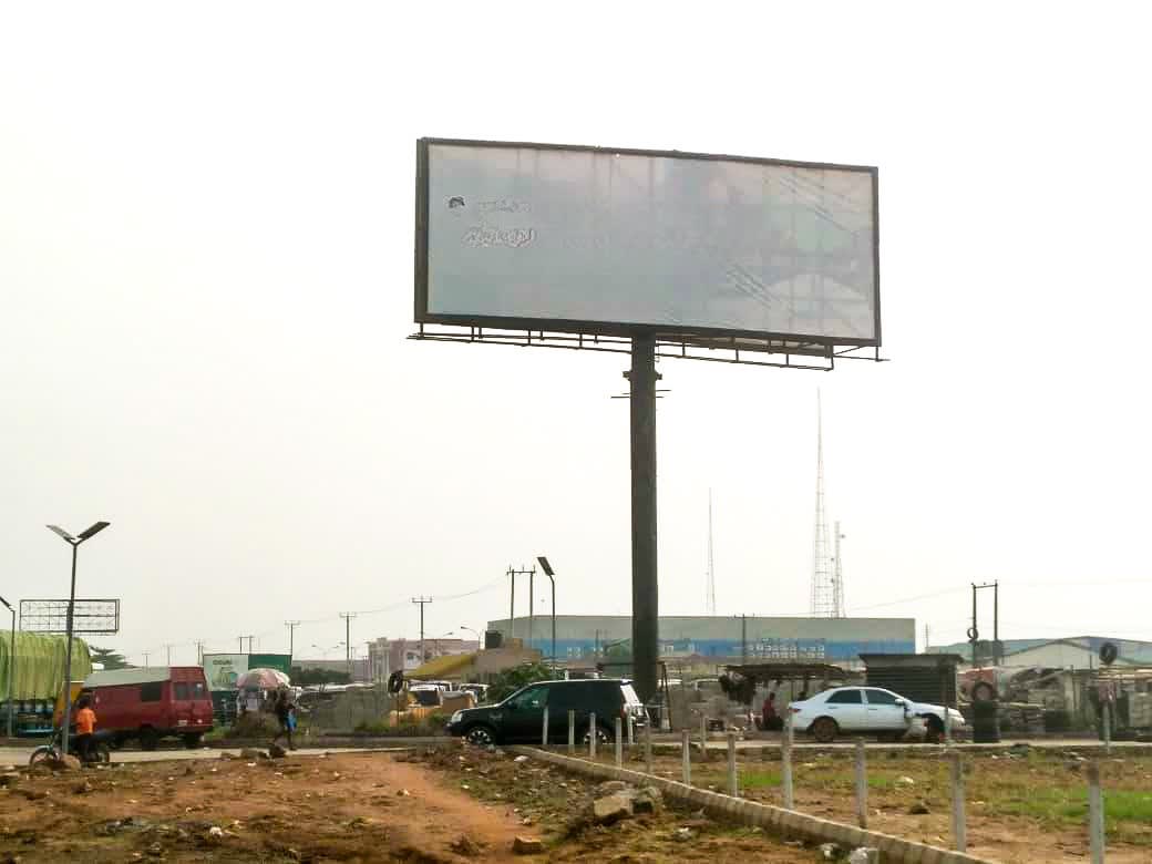 Unipole Billboard Opic by Fatgbems filling station, Ogun State