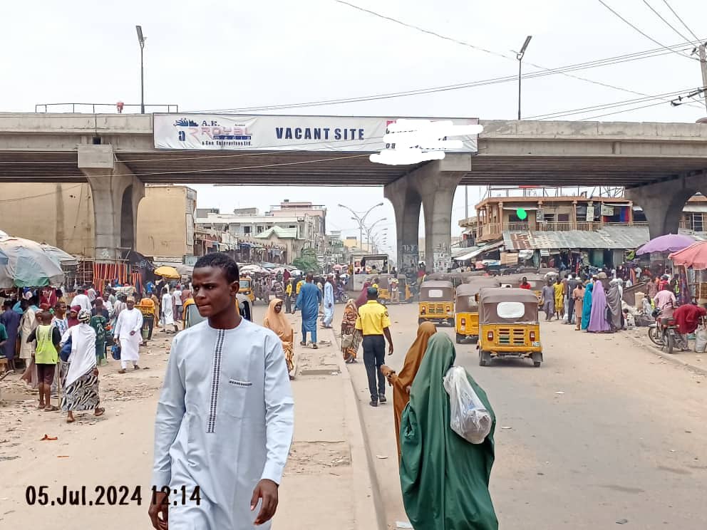 Bridge Panel Billboard IBB way by kantin, kofar wambai market, Kano State