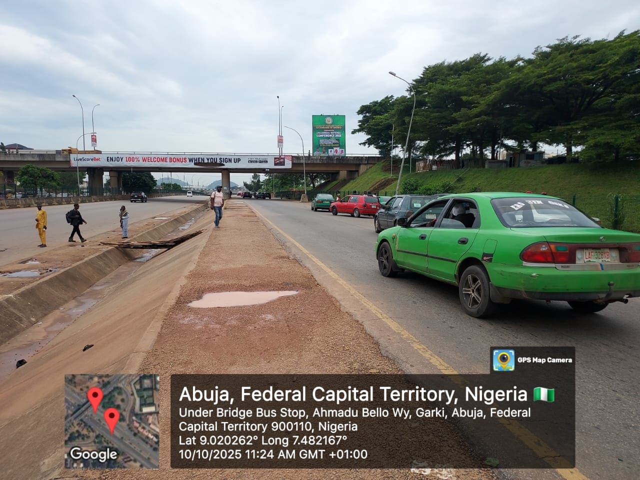 Portrait Billboard Nnamdi Azikwe Expressway, driving from Apo Roundabout, FCT, Abuja